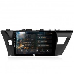 Navigatie Toyota Corolla (2012-2016) 8GB RAM Android 13 Octacore Slot Sim 4G DSP GPS Wi-FI Carplay Android Auto USB Bluetooth Waze Touchscreen 10.1 Inch