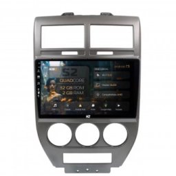 Navigatie Jeep Compass Patriot (2006-2010) 2GB RAM Android 13 GPS Wi-FI Carplay Android Auto USB Bluetooth Radio Waze Touchscreen 10.1 Inch