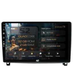 Navigatie Peugeot 407 (2004-2011) 2GB RAM Android 13 GPS Wi-FI Carplay Android Auto USB Bluetooth Radio Waze Touchscreen 9 inch