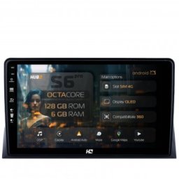 Navigatie VW Multivan T5 (2003-2015) 6GB RAM Android 13 Octacore Slot Sim 4G DSP GPS Wi-FI Carplay Android Auto USB Bluetooth Waze Touchscreen 9 Inch
