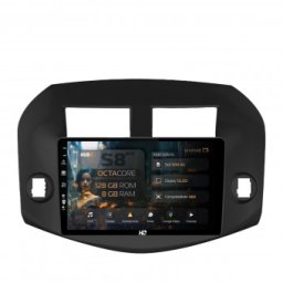 Navigatie Toyota RAV4 (2005-2013) 8GB RAM Android 13 Octacore Slot Sim 4G DSP GPS Wi-FI Carplay Android Auto USB Bluetooth Waze Touchscreen 10.1 Inch