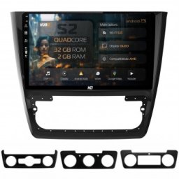 Navigatie Skoda Yeti 2GB RAM Android 13 GPS Wi-FI Carplay Android Auto USB Bluetooth Radio Waze Touchscreen 10.1 inch