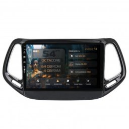 Navigatie Jeep Compass (2016+) 4GB RAM Android 13 Octacore Slot Sim 4G DSP GPS Wi-FI Carplay Android Auto USB Bluetooth Waze Touchscreen 10.1 inch
