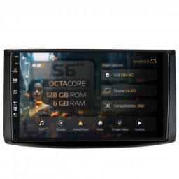 Navigatie Chevrolet Aveo (2006-2012) 6GB RAM Android 13 Octacore Slot Sim 4G DSP GPS Wi-FI Carplay Android Auto USB Bluetooth Waze Touchscreen 9 Inch