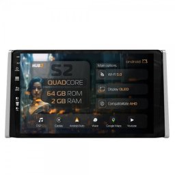 Navigatie Toyota RAV4 (2018-2025) 2GB RAM Android 13 GPS Wi-FI Carplay Android Auto USB Bluetooth Radio Waze Touchscreen 9 inch