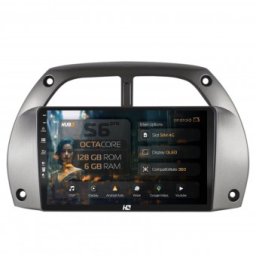 Navigatie Toyota RAV4 (2001-2006) 6GB RAM Android 13 Octacore Slot Sim 4G DSP GPS Wi-FI Carplay Android Auto USB Bluetooth Waze Touchscreen 9 Inch