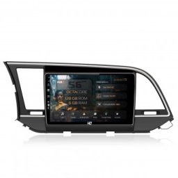 Navigatie Hyundai Elantra (2015-2018) 6GB RAM Android 13 Octacore Slot Sim 4G DSP GPS Wi-FI Carplay Android Auto USB Bluetooth Waze Touchscreen 9 Inch