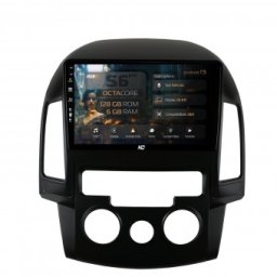 Navigatie Hyundai I30 (2007-2012) Clima Manuala 6GB RAM Android 13 Octacore Slot Sim 4G DSP GPS Wi-FI Carplay Android Auto USB Bluetooth Waze Touchscreen 9 Inch