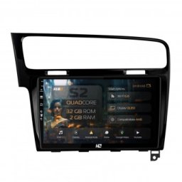 Navigatie Volkswagen Golf 7 2GB RAM Android 13 GPS Wi-FI Carplay Android Auto USB Bluetooth Radio Waze Touchscreen 10.1 inch