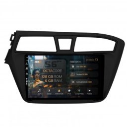 Navigatie Hyundai I20 (2014-2018) 6GB RAM Android 13 Octacore Slot Sim 4G DSP GPS Wi-FI Carplay Android Auto USB Bluetooth Waze Touchscreen 9 Inch