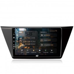 Navigatie Volkswagen Touran (2016+) 8GB RAM Android 13 Octacore Slot Sim 4G DSP GPS Wi-FI Carplay Android Auto USB Bluetooth Waze Touchscreen 10.1 Inch