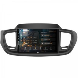 Navigatie Kia Sorento (2014-2017) 8GB RAM Android 13 Octacore Slot Sim 4G DSP GPS Wi-FI Carplay Android Auto USB Bluetooth Waze Touchscreen 10.1 Inch