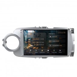 Navigatie Toyota Yaris (2010-2018) 2GB RAM Android 13 GPS Wi-FI Carplay Android Auto USB Bluetooth Radio Waze Touchscreen 9 inch