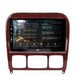Navigatie Mercedes Benz S-Class (1998-2005) 2GB RAM Android 13 GPS Wi-FI Carplay Android Auto USB Bluetooth Radio Waze Touchscreen 9 inch