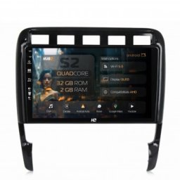 Navigatie Porsche Cayenne (2002-2010) 2GB RAM Android 13 GPS Wi-FI Carplay Android Auto USB Bluetooth Radio Waze Touchscreen 9 inch
