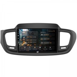Navigatie Kia Sorento (2014-2017) 4GB RAM Android 13 Octacore Slot Sim 4G DSP GPS Wi-FI Carplay Android Auto USB Bluetooth Waze Touchscreen 10.1 Inch