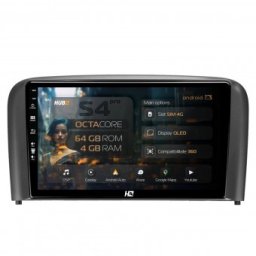 Navigatie Volvo S80 (1998-2004) 4GB RAM Android 13 Octacore Slot Sim 4G DSP GPS Wi-FI Carplay Android Auto USB Bluetooth Waze Touchscreen 9 inch
