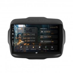 Navigatie Jeep Renegade (2014-2018) 4GB RAM Android 13 Octacore Slot Sim 4G DSP GPS Wi-FI Carplay Android Auto USB Bluetooth Waze Touchscreen 9 inch