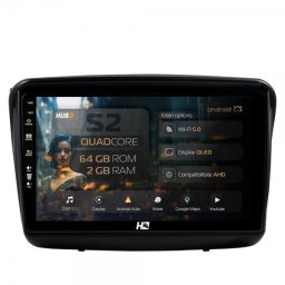 Navigatie Mitsubishi L200 (2005-2014) / Mitsubishi Pajero Sport (2006-2015) 2GB RAM Android 13 GPS Wi-FI Carplay Android Auto USB Bluetooth Radio Waze Touchscreen 9 inch