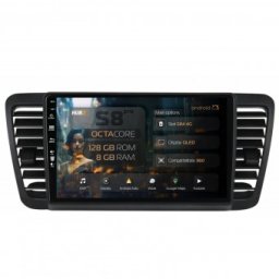 Navigatie Subaru Legacy 2004-2010 8GB RAM Android 13 Octacore Slot Sim 4G DSP GPS Wi-FI Carplay Android Auto USB Bluetooth Waze Touchscreen 9 Inch
