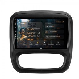 Navigatie Opel Vivaro / Renault Trafic / Fiat Talento (2014-2017) 2GB RAM Android 13 GPS Wi-FI Carplay Android Auto USB Bluetooth Radio Waze Touchscreen 9 inch