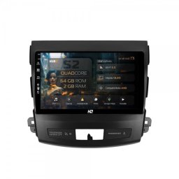 Navigatie Mitstubishi Outlander (2005-2012) / Peugeot 4007 (2007-2012) / Citroen C-Crosser (2008-2012) 2GB RAM Android 13 GPS Wi-FI Carplay Android Auto USB Bluetooth Radio Waze Touchscreen 9 inch