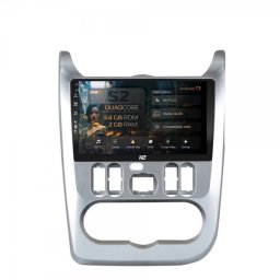 Navigatie Dacia Logan / Duster / Sandero (2009-2013) 2GB RAM Android 13 GPS Wi-FI Carplay Android Auto USB Bluetooth Radio Waze Touchscreen 9 inch