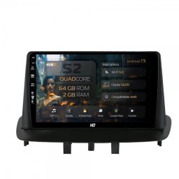 Navigatie Renault Megane 3 / Renault Fluence (2009-2016) 2GB RAM Android 13 GPS Wi-FI Carplay Android Auto USB Bluetooth Radio Waze Touchscreen 9 inch