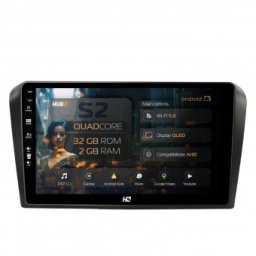 Navigatie Mazda 3 (2003-2009) 2GB RAM Android 13 GPS Wi-FI Carplay Android Auto USB Bluetooth Radio Waze Touchscreen 9 inch