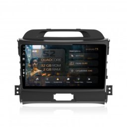 Navigatie Kia Sportage (2010-2016) 2GB RAM Android 13 GPS Wi-FI Carplay Android Auto USB Bluetooth Radio Waze Touchscreen 9 inch