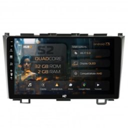 Navigatie Honda CRV (2006-2012) 2GB RAM Android 13 GPS Wi-FI Carplay Android Auto USB Bluetooth Radio Waze Touchscreen 9 inch