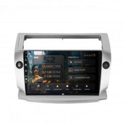 Navigatie Citroen C4 (2004-2014) 2GB RAM Android 13 GPS Wi-FI Carplay Android Auto USB Bluetooth Radio Waze Touchscreen 9 inch