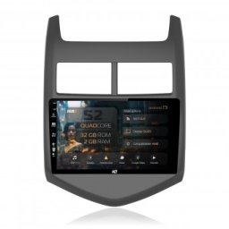 Navigatie Chevrolet Aveo 2 (2010-2015) 2GB RAM Android 13 GPS Wi-FI Carplay Android Auto USB Bluetooth Radio Waze Touchscreen 9 inch