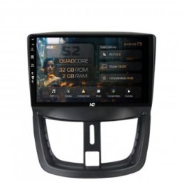 Navigatie Peugeot 207 (2006-2015) 2GB RAM Android 13 GPS Wi-FI Carplay Android Auto USB Bluetooth Radio Waze Touchscreen 9 inch
