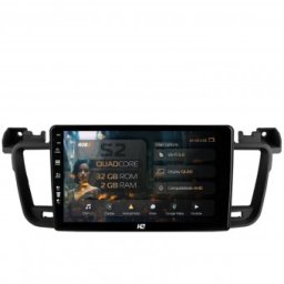 Navigatie Peugeot 508 (2010-2018) 2GB RAM Android 13 GPS Wi-FI Carplay Android Auto USB Bluetooth Radio Waze Touchscreen 9 inch