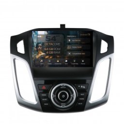 Navigatie Ford Focus 3 (2011-2019) 4GB RAM Android 13 Octacore Slot Sim 4G DSP GPS Wi-FI Carplay Android Auto USB Bluetooth Waze Touchscreen 9 inch