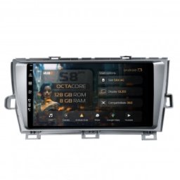 Navigatie Toyota Prius (2009-2014) 8GB RAM Android 13 Octacore Slot Sim 4G DSP GPS Wi-FI Carplay Android Auto USB Bluetooth Waze Touchscreen 9 Inch