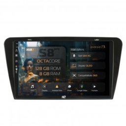 Navigatie Skoda Octavia 3 (2013-2018) 8GB RAM Android 13 Octacore Slot Sim 4G DSP GPS Wi-FI Carplay Android Auto USB Bluetooth Waze Touchscreen 10.1 Inch