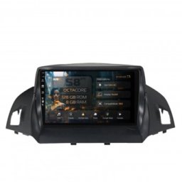 Navigatie Ford Kuga C-Max (2013-2018) 8GB RAM Android 13 Octacore Slot Sim 4G DSP GPS Wi-FI Carplay Android Auto USB Bluetooth Waze Touchscreen 9 Inch
