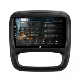 Navigatie Opel Vivaro / Renault Trafic / Fiat Talento 2014-2018 8GB RAM Android 13 Octacore Slot Sim 4G DSP GPS Wi-FI Carplay Android Auto USB Bluetooth Waze Touchscreen 9 Inch