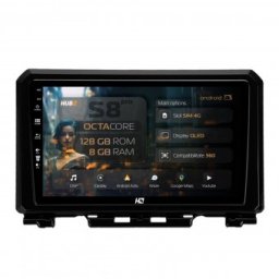 Navigatie Suzuki Jimny (2018-2022) 8GB RAM Android 13 Octacore Slot Sim 4G DSP GPS Wi-FI Carplay Android Auto USB Bluetooth Waze Touchscreen 9 Inch