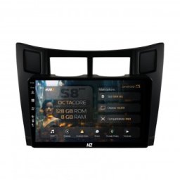 Navigatie Toyota Yaris (2005-2012) 8GB RAM Android 13 Octacore Slot Sim 4G DSP GPS Wi-FI Carplay Android Auto USB Bluetooth Waze Touchscreen 9 Inch
