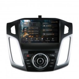 Navigatie Ford Focus 3 (2011-2019) 8GB RAM Android 13 Octacore Slot Sim 4G DSP GPS Wi-FI Carplay Android Auto USB Bluetooth Waze Touchscreen 9 Inch