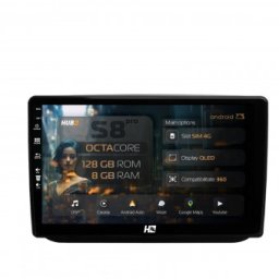 Navigatie Skoda Fabia (2007-2014) 8GB RAM Android 13 Octacore Slot Sim 4G DSP GPS Wi-FI Carplay Android Auto USB Bluetooth Waze Touchscreen 10.1 Inch