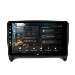 Navigatie Audi TT (2006-2014) 8GB RAM Android 13 Octacore Slot Sim 4G DSP GPS Wi-FI Carplay Android Auto USB Bluetooth Waze Touchscreen 9 Inch