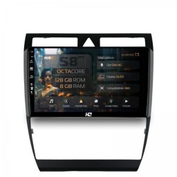 Navigatie Audi A6 C5 (1999-2004) 8GB RAM Android 13 Octacore Slot Sim 4G DSP GPS Wi-FI Carplay Android Auto USB Bluetooth Waze Touchscreen 9 Inch