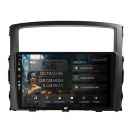 Navigatie Mitsubishi Pajero (2006-2014) 6GB RAM Android 13 Octacore Slot Sim 4G DSP GPS Wi-FI Carplay Android Auto USB Bluetooth Waze Touchscreen 9 Inch