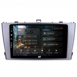 Navigatie Toyota Avensis (2008-2015) 6GB RAM Android 13 Octacore Slot Sim 4G DSP GPS Wi-FI Carplay Android Auto USB Bluetooth Waze Touchscreen 9 Inch