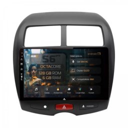 Navigatie Mitsubishi ASX (2010-2016) / Peugeot 4008 (2010-2018) 6GB RAM Android 13 Octacore Slot Sim 4G DSP GPS Wi-FI Carplay Android Auto USB Bluetooth Waze Touchscreen 10.1 Inch