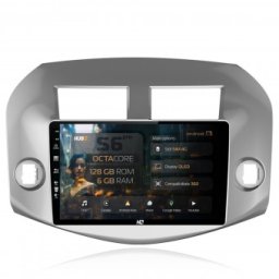Navigatie Toyota RAV4 (2005-2013) 6GB RAM Android 13 Octacore Slot Sim 4G DSP GPS Wi-FI Carplay Android Auto USB Bluetooth Waze Touchscreen 10.1 Inch